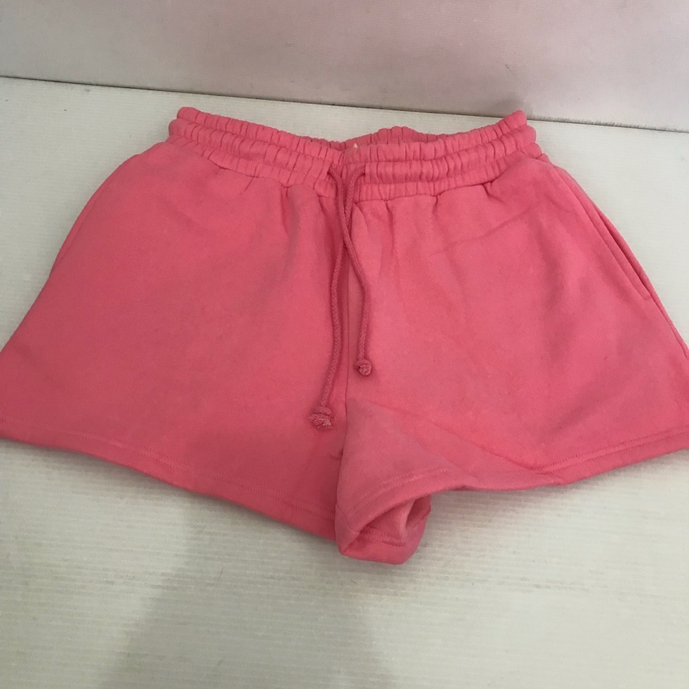 Sunkissed Pink Drawstring Lounge ShortsSize M